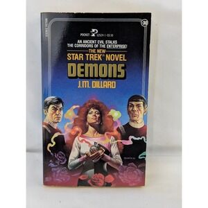 Pocket Books Star Trek Demons J.M. Dillard Paperback Sci-Fi #30